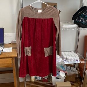 Girls Hanna Anderson Christmas or Valentine’s dress